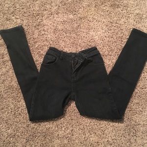 Black jean pants